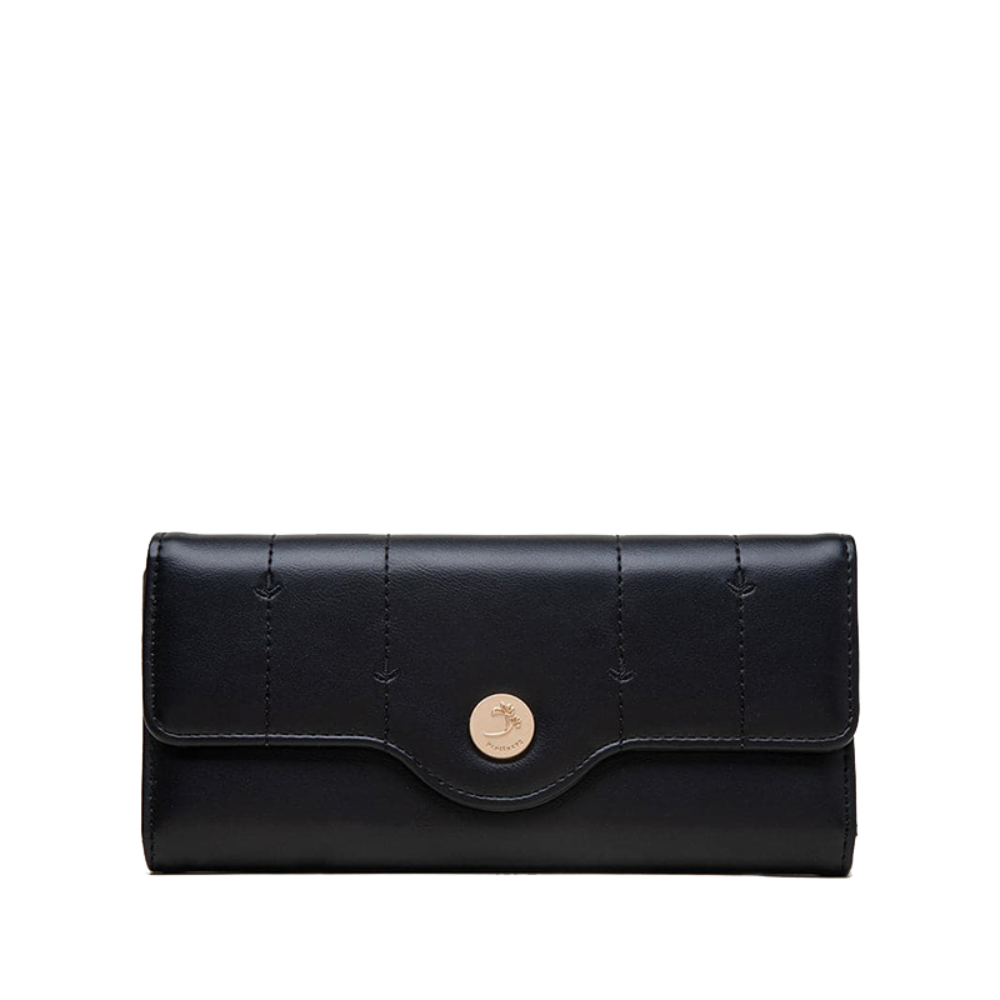 Münztasche - Elegante Brieftasche mit drei Fächern